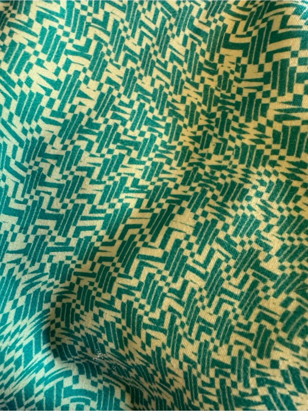Funky aqua circle mini skirt